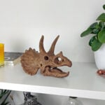 Triceratops Mini Seramik Heykel - Görsel 4