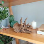 Triceratops Mini Seramik Heykel - Görsel 5