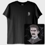 Nikola Tesla T-Shirt (Nakış, %100 Pamuk) - Görsel 2