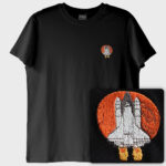 Hedef Mars T-Shirt (Nakış, %100 Pamuk) - Görsel 2