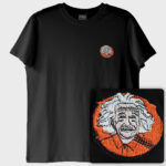 Albert Einstein T-Shirt (Nakış, %100 Pamuk) - Görsel 2