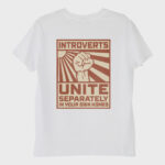 ''Introvert Revolution'' T-Shirt - Görsel 3