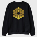 ''James Webb - Golden Hexagons'' Sweatshirt