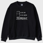 ''Technically Glass is Full'' Sweatshirt