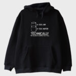 ''Technically Glass is Full'' Sweatshirt - Görsel 2