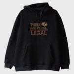 "Think While It’s Still Legal" Sweatshirt - Görsel 2